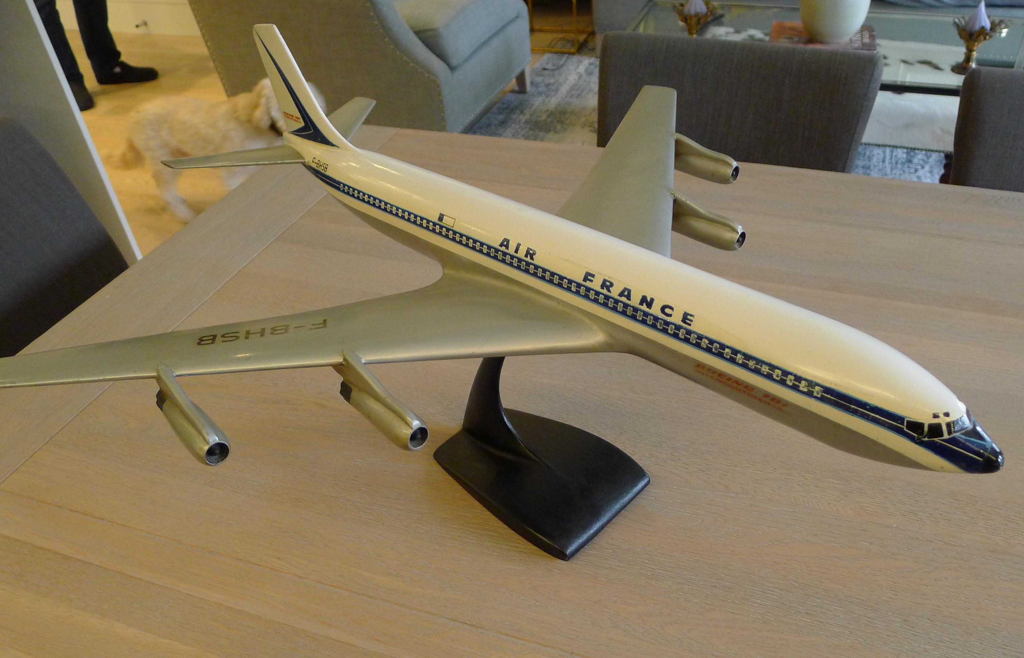 Mid-20th Century 1959 Boeing 707-328B Model - Air France For Sale