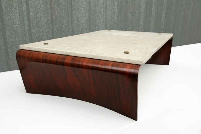 Jorge Zalszupin Romana Coffee Table, 1959, offered by Found Collectibles