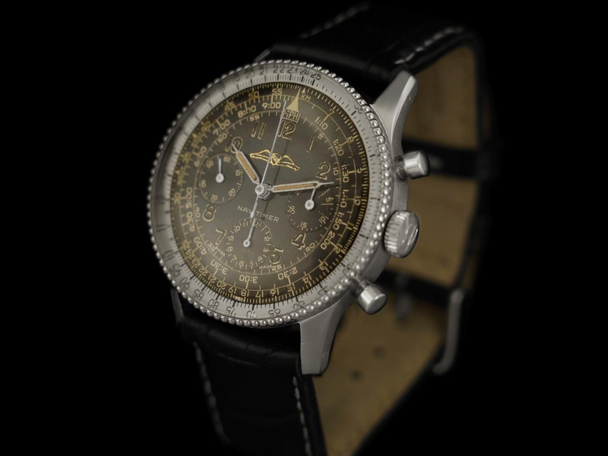 1959 Breitling Navitimer Cronografo AOPA da aviatore d'epoca - Acciaio inossidabile In condizioni buone in vendita a Suwanee, GA