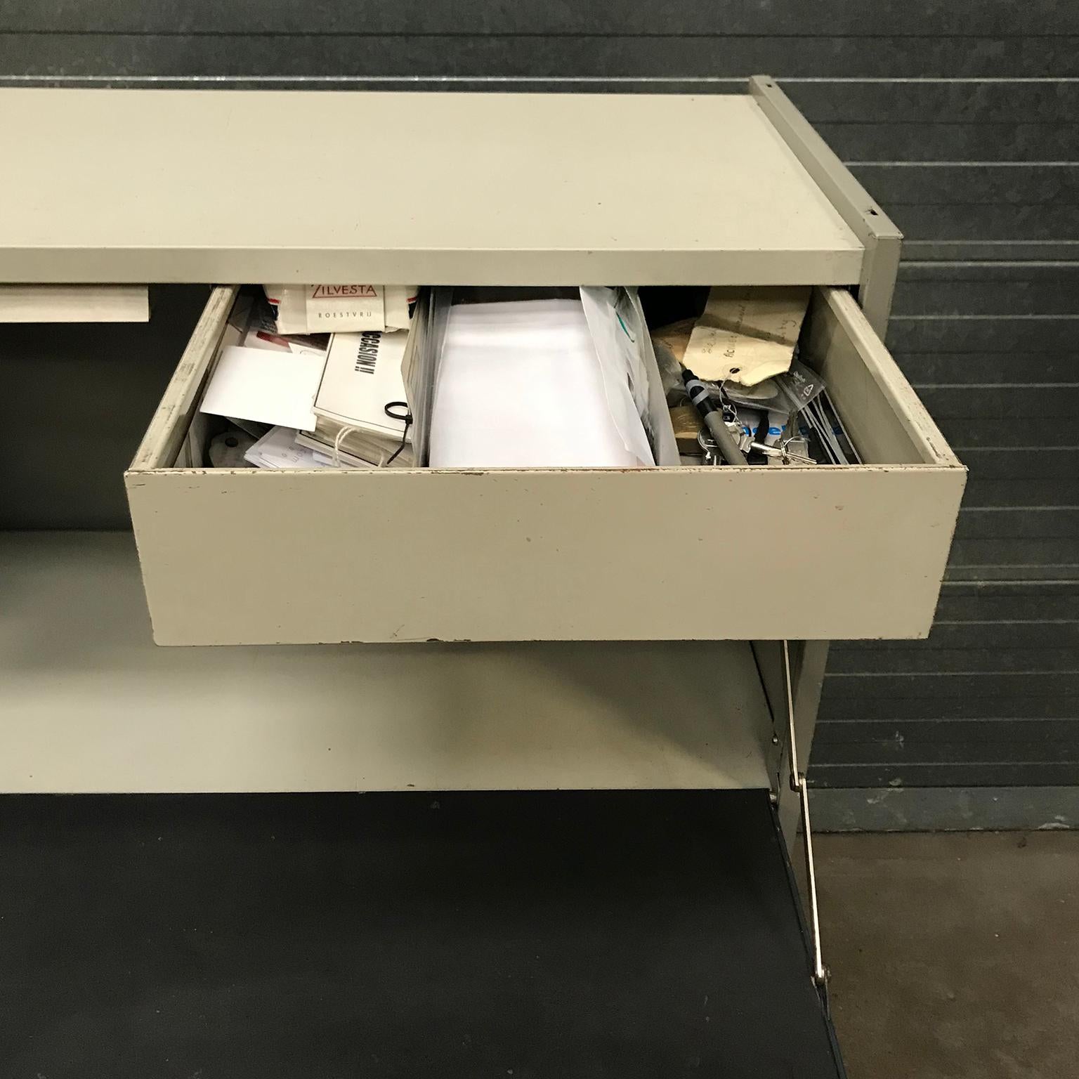 Meuble de rangement de bureau 5600 avec bureau pliable Cordemeyer, Gispen, 1959 en vente 1