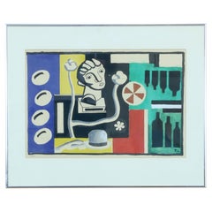 1959 Fernand Léger Pochoir Druck