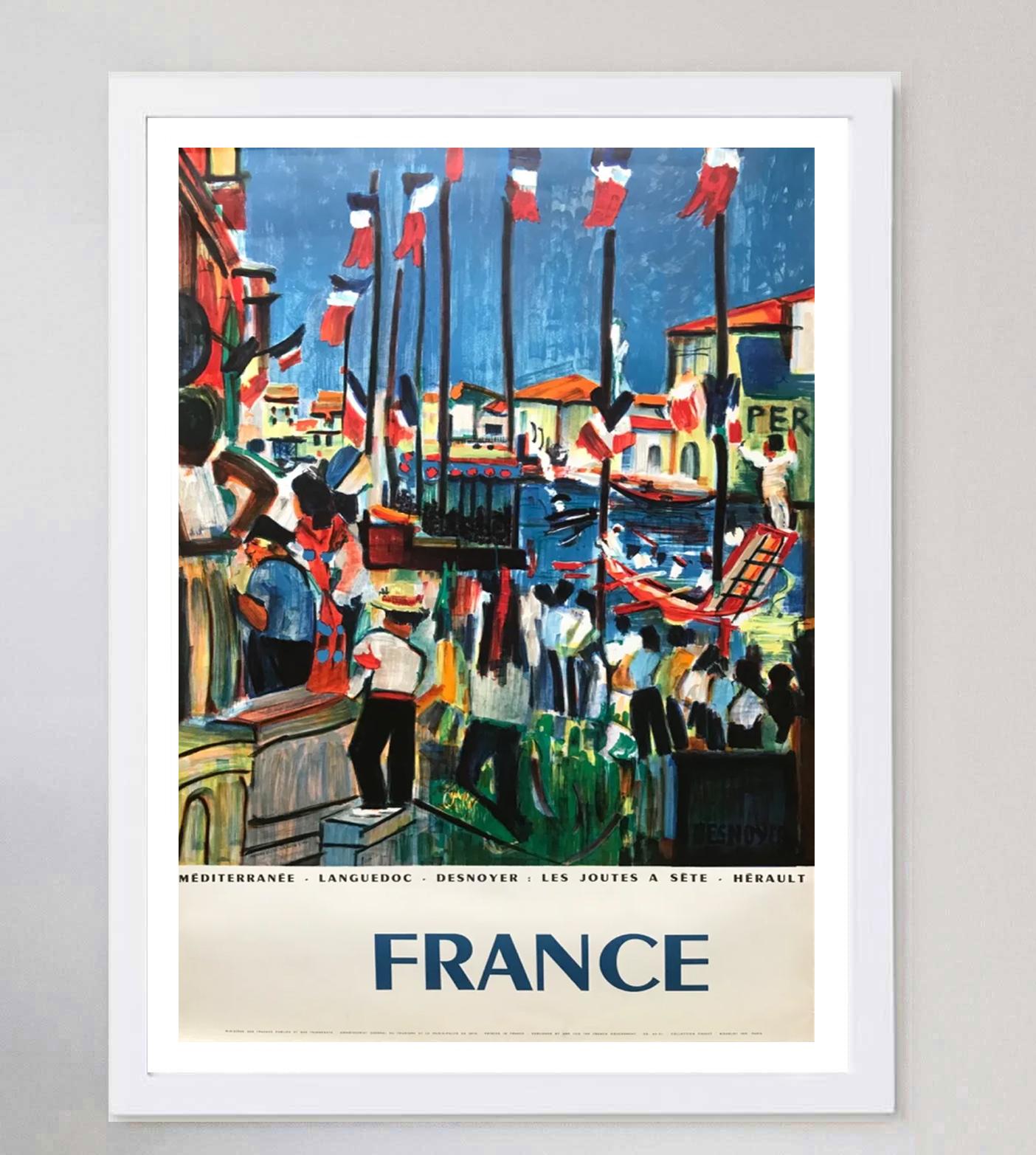 1959 France - Desnoyer Original Vintage Poster In Good Condition For Sale In Winchester, GB