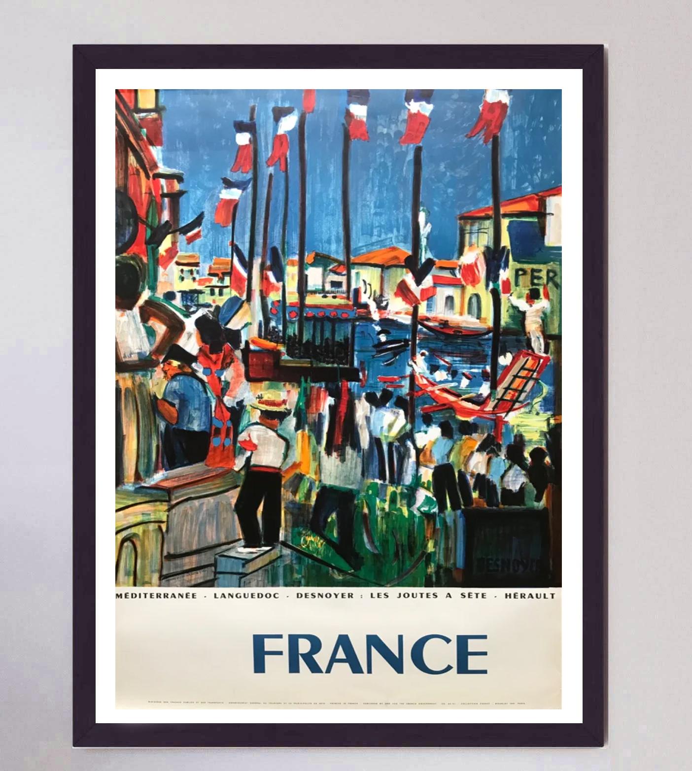 Mid-20th Century 1959 France - Desnoyer Original Vintage Poster For Sale