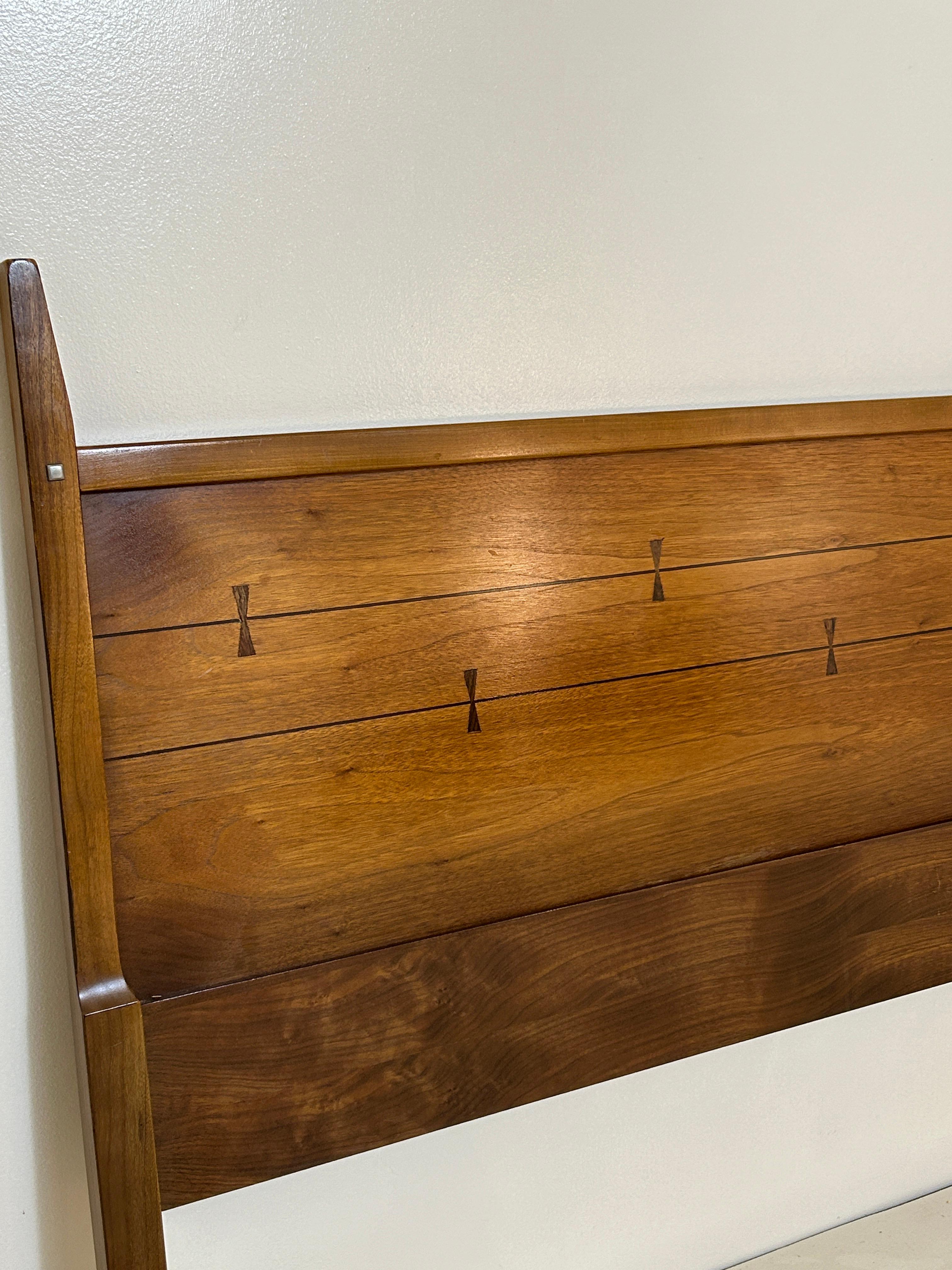 American 1959 Lane Tuxedo Headboard Full Size For Sale