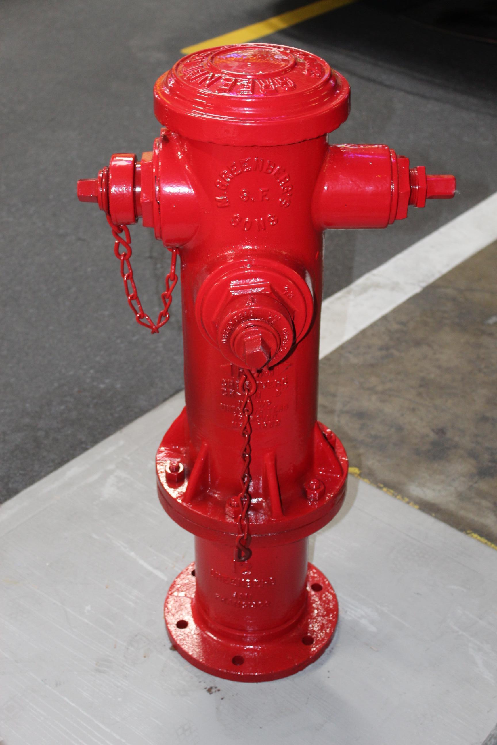 1959 M. Greenberg's Sons Fire Hydrant For Sale 1