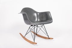1959 Mid Century RAR Gray Rocking Chair by Eames for Herman Miller