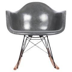 1959 Mid Century RAR Gray Rocking Chair by Eames for Herman Miller