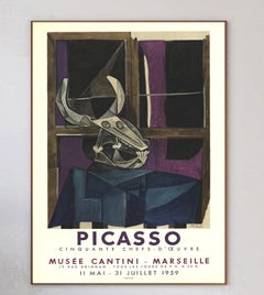 1959 Pablo Picasso - Musee Cantini Marseille Original Vintage Poster