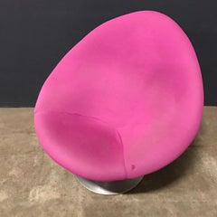 1959, Pierre Paulin for Artifort, Early Globe Chair in Pink Fabric