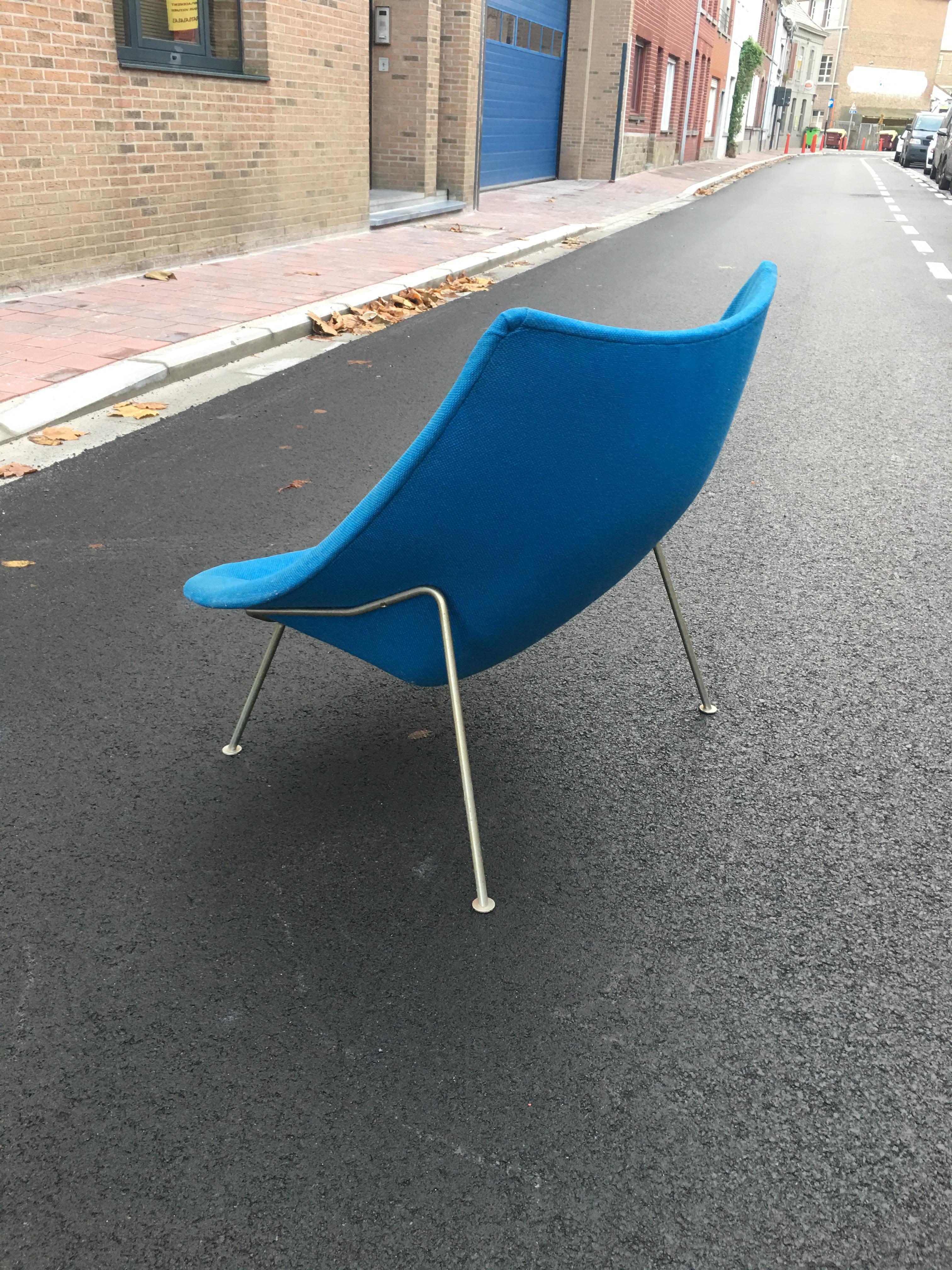 Mid-Century Modern 1959, Pierre Paulin, Large Early Oyster, Easy Chair F157 For Sale