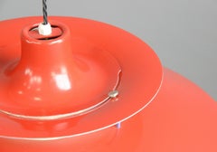 1959 Red Model PH5 Pendant Light by Louis Poulson