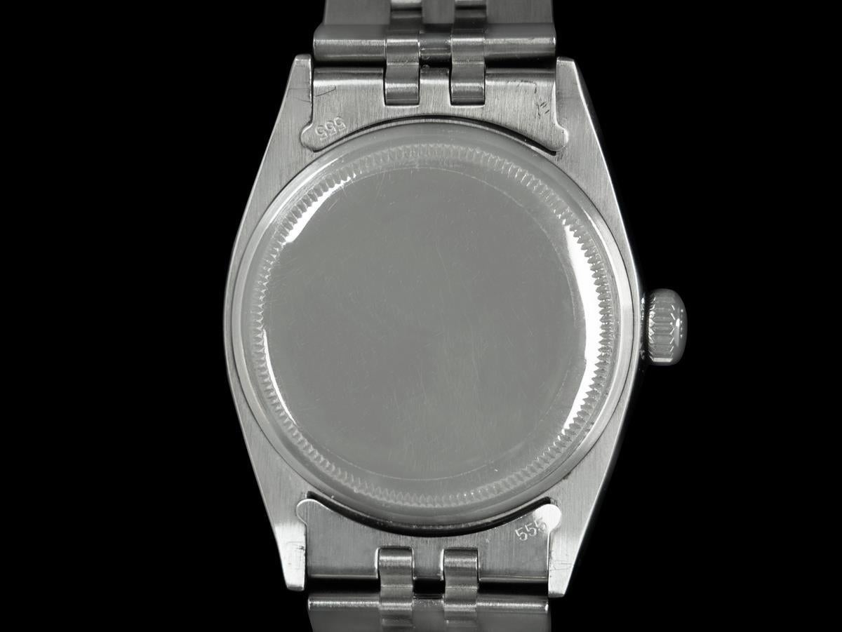 1959 Rolex Vintage Mens Early Datejust, Ref. 6605 - Stainless Steel For Sale 2