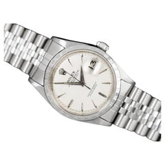 1959 Rolex Vintage Mens Early Datejust, Ref. 6605 - Stainless Steel
