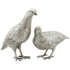 Retro 1959 Sterling Silver Table Birds