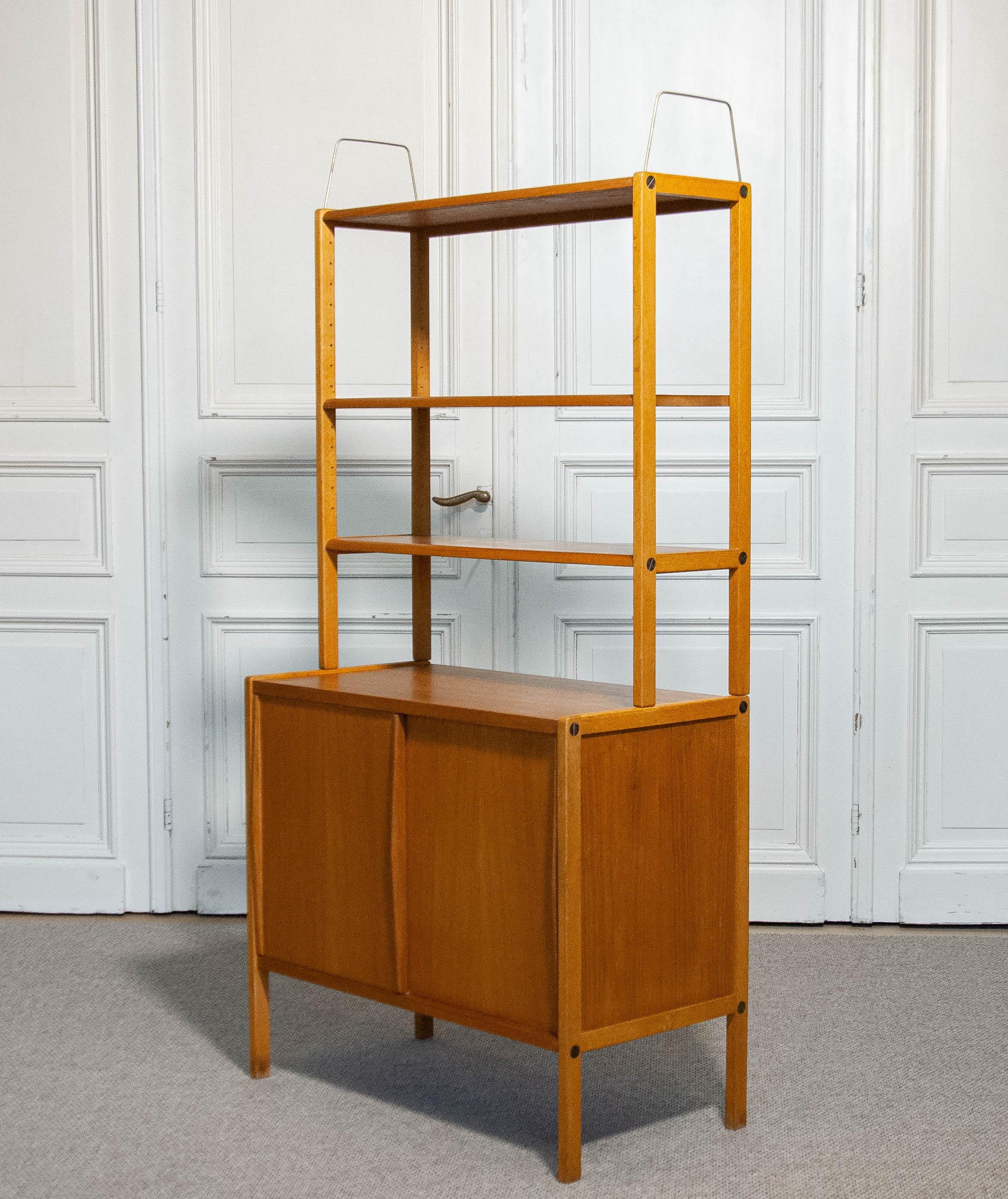 Libreria in teak del 1959 di Bertil Fridhagen In condizioni buone in vendita a Silvolde, Gelderland