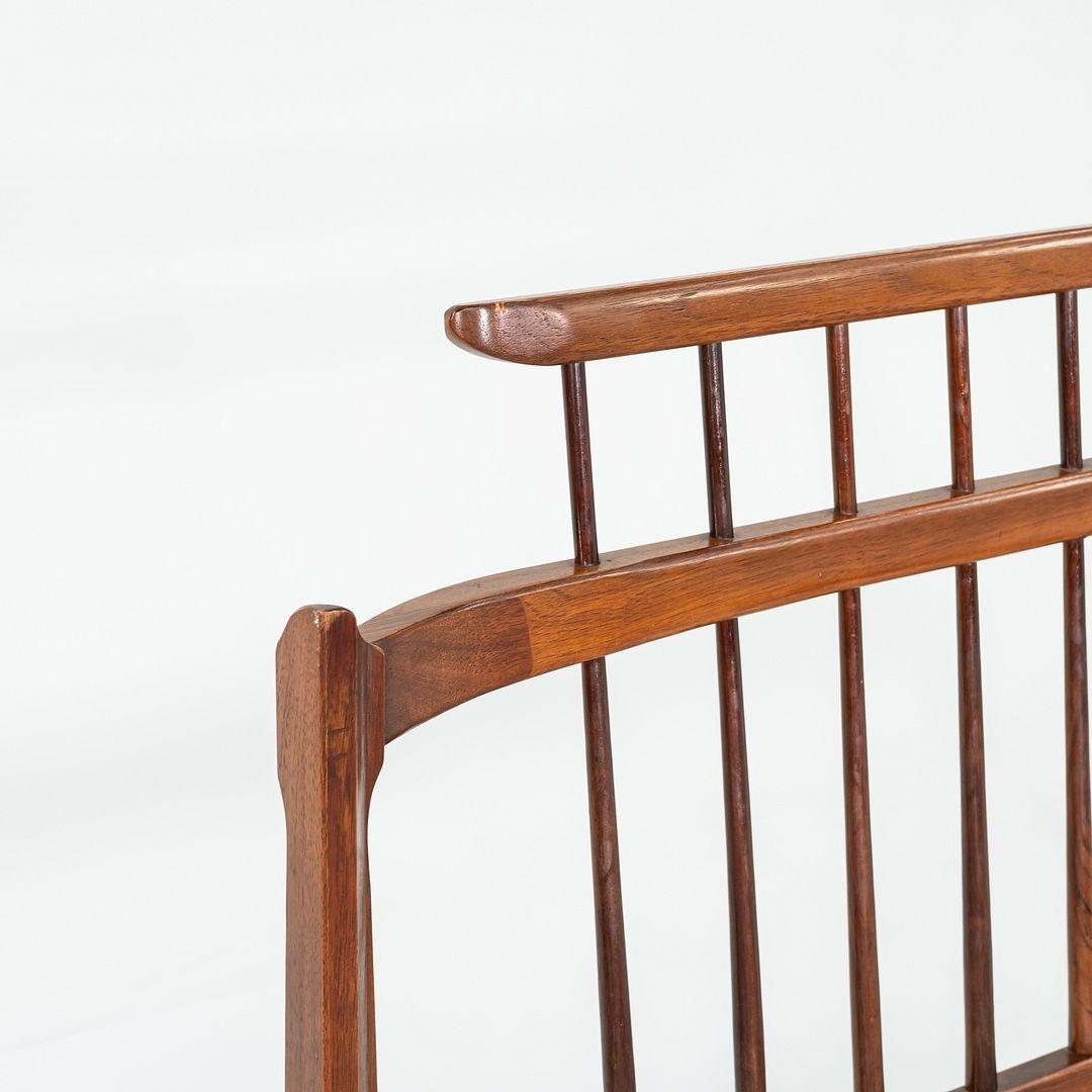 1959 Thomasville American Black Walnut Modern Full Size Headboard / Bed Frame For Sale 6