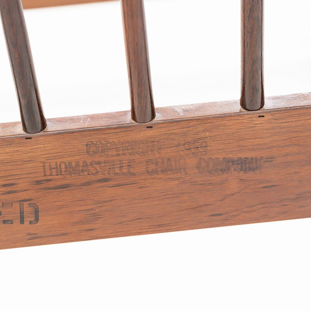 1959 Thomasville American Black Walnut Modern Full Size Headboard / Bed Frame For Sale 1