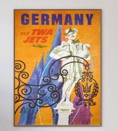 1959 TWA - Germany Original Vintage Poster