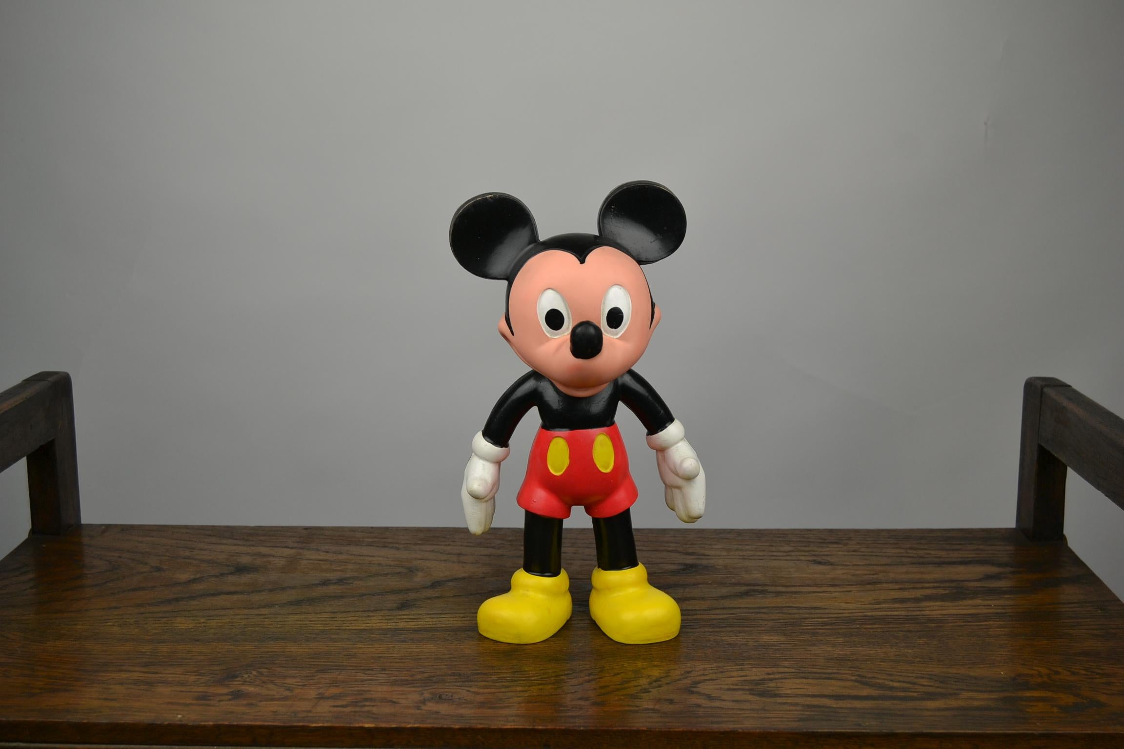 1959 Walt Disney Productions Mickey Mouse Rubber Squeaky Doll  6