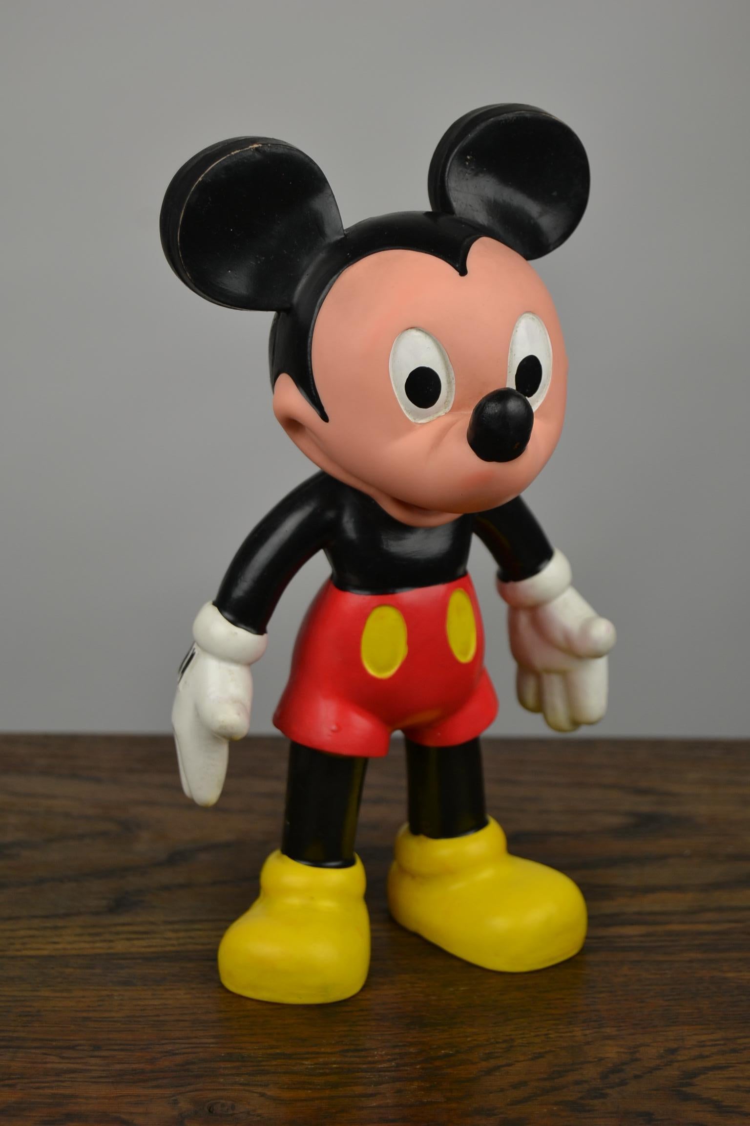 rubber mickey mouse doll