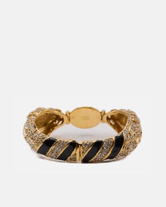 1959s Cascio Bijoux lion heads bangle bracelet