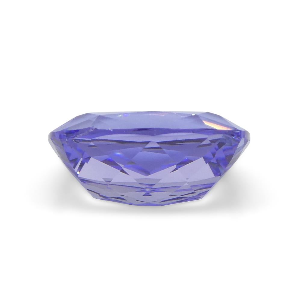 1.95ct Cushion Violet Blue Tanzanite from Tanzania For Sale 5