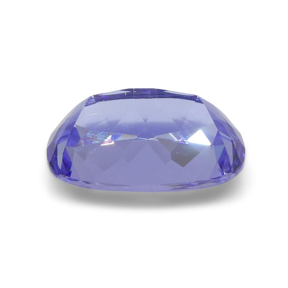 1.95ct Cushion Violet Blue Tanzanite from Tanzania For Sale 6