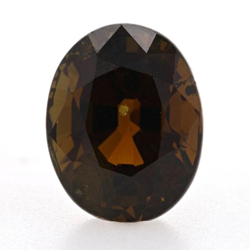 This lovely loose gemstone would make a wonderful addition to a collection! Please check out our enlarged photographs.

Weight: 1.95ct
Shape: Oval
Color: Green/Brown
Measurements: 8.23mm x 6.47mm

We have been dealing in fine new, vintage, antique,