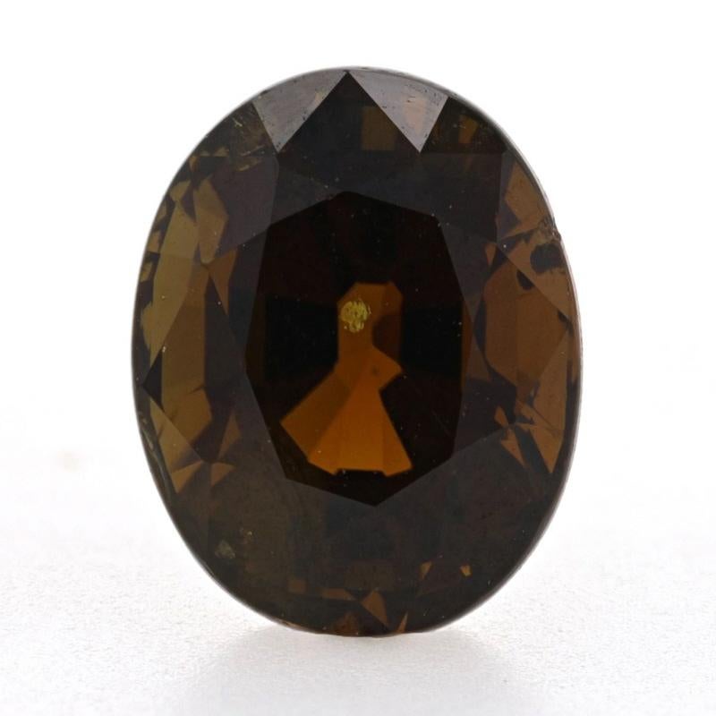 Taille ovale 1.95ct Pierre précieuse Sphène en vrac - taille ovale 8.23mm x 6.47mm en vente
