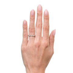 1.95ct Marquise Cut Diamond Eternity Band in 18k White Gold