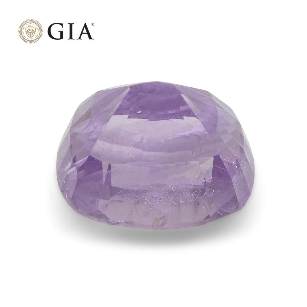 1.95ct Purplish Pink Sapphire Cushion GIA Certified Unheated, Sri Lanka For Sale 7