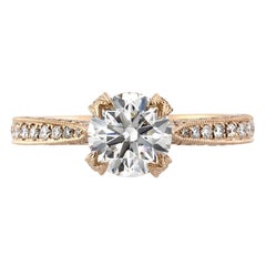 1.95ct Round Brilliant Cut Diamond Engagement Ring