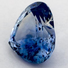 1.96 Ct Blue Sapphire Heart Loose Gemstone