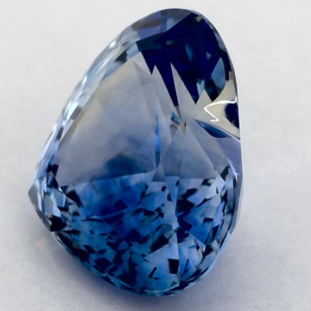 1.96 Ct Blue Sapphire Heart Loose Gemstone (pierre précieuse en vrac) Pour femmes en vente