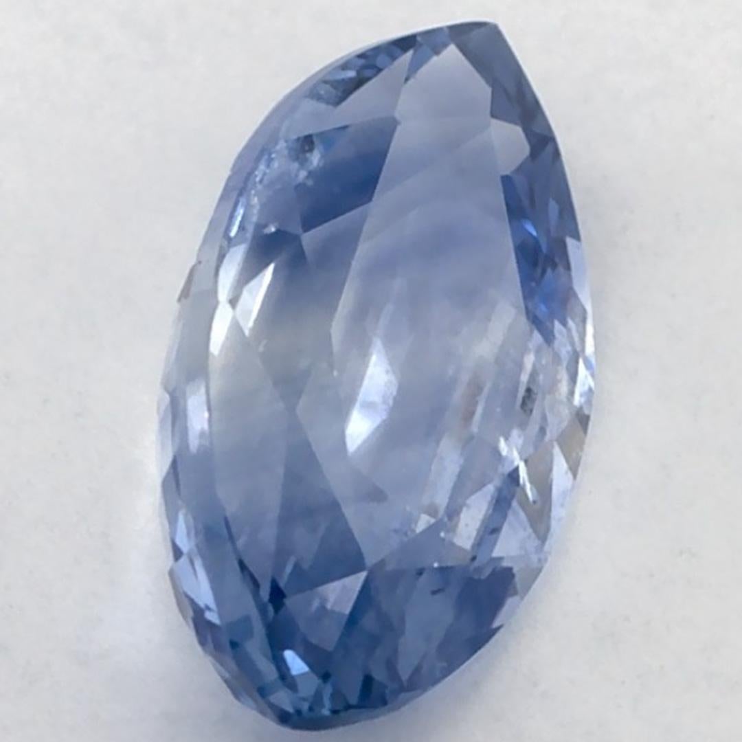 Gema suelta de zafiro azul marquesa de 1.96 qt en venta 2