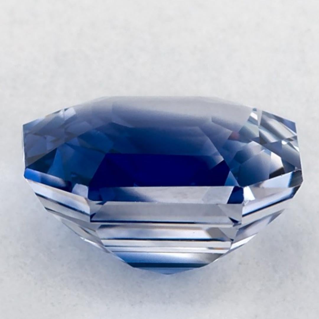 Pierre précieuse taille octogonale saphir bleu 1.96 carat Neuf - En vente à Fort Lee, NJ