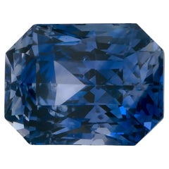 1.96 Ct Blue Sapphire Octagon Loose Gemstone