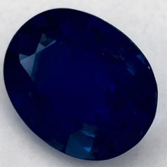 1.96 Ct Blue Sapphire Oval Loose Gemstone