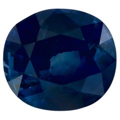 1.96 Ct Blue Sapphire Oval Loose Gemstone