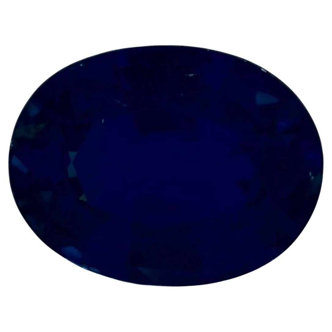 1.96 Ct Blue Sapphire Oval Loose Gemstone