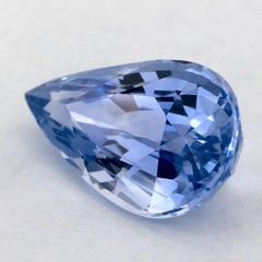 1.96 Ct Blue Sapphire Pear Loose Gemstone