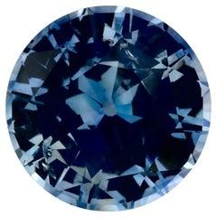 1.96 Ct Blue Sapphire Round Loose Gemstone