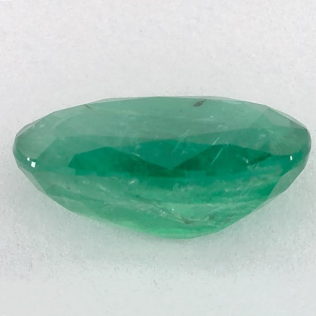 1.96 carati di smeraldo ovale sfuso In condizioni Nuovo in vendita a Fort Lee, NJ
