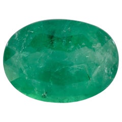 Gema suelta ovalada esmeralda de 1.96 qt