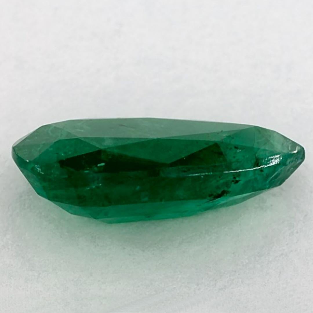 1.96 Ct Emerald Pear Loose Gemstone (pierre précieuse en vrac) Neuf - En vente à Fort Lee, NJ