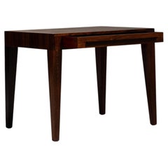 1960-1969 Denmark Rich Walnut Brown Walnut Side Table