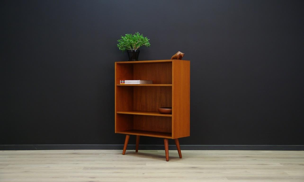 Veneer 1960-1970 Bookcase Teak Scandinavian Design