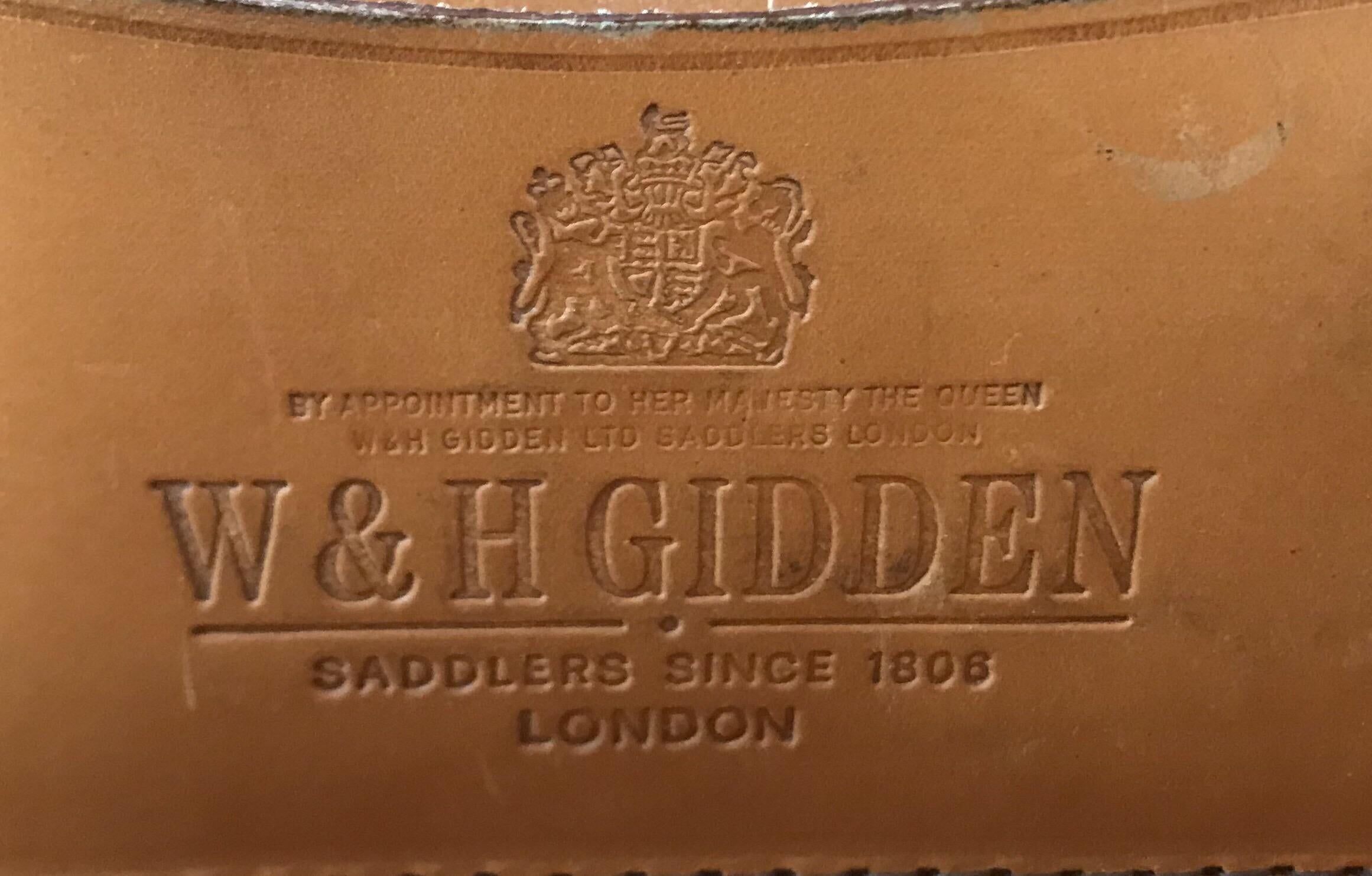 1960-1970 Hide Leather Attaché Case by “W & H Gidden” 8
