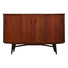 1960-1970 Highboard Teak Danish Design Midcentury