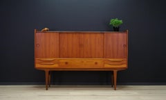 1960-1970 Highboard Teak Danish Design Retro